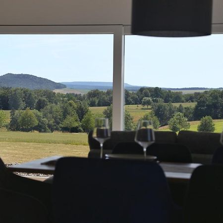 Ferienwohnung Auszeit mit Weitblick in der Sächsischen Schweiz Rathmannsdorf Exterior foto