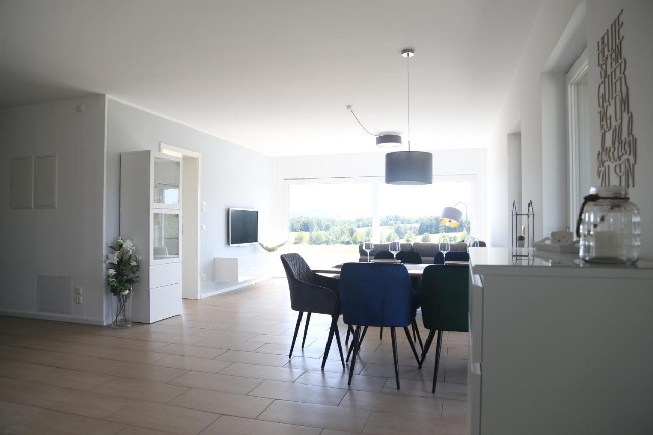 Ferienwohnung Auszeit mit Weitblick in der Sächsischen Schweiz Rathmannsdorf Exterior foto