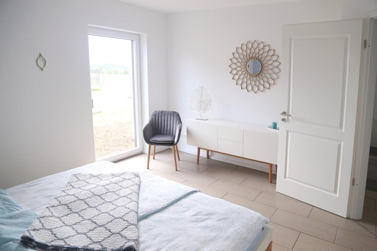 Ferienwohnung Auszeit mit Weitblick in der Sächsischen Schweiz Rathmannsdorf Exterior foto