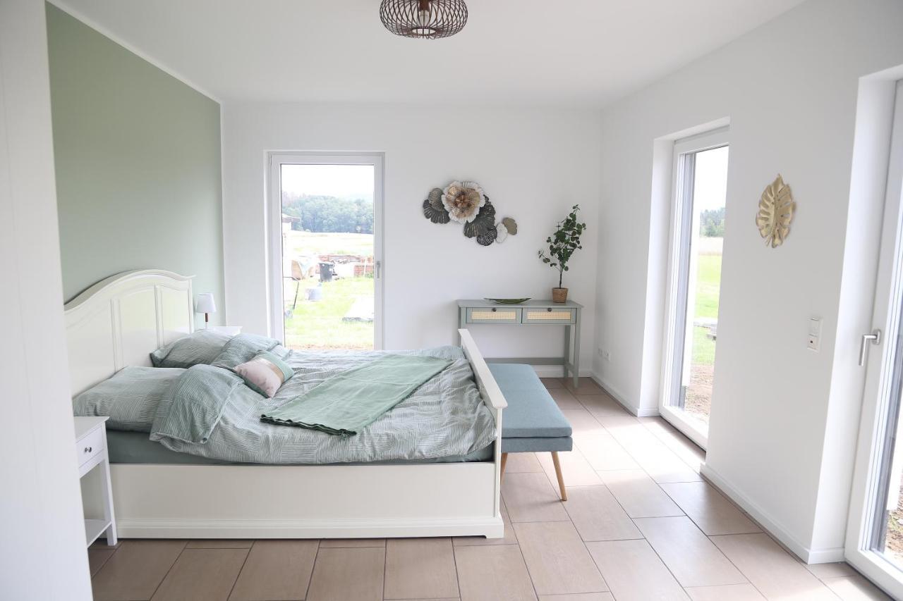 Ferienwohnung Auszeit mit Weitblick in der Sächsischen Schweiz Rathmannsdorf Exterior foto
