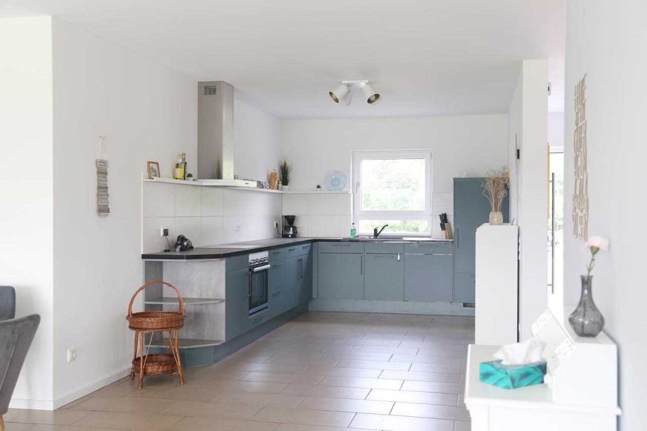 Ferienwohnung Auszeit mit Weitblick in der Sächsischen Schweiz Rathmannsdorf Exterior foto