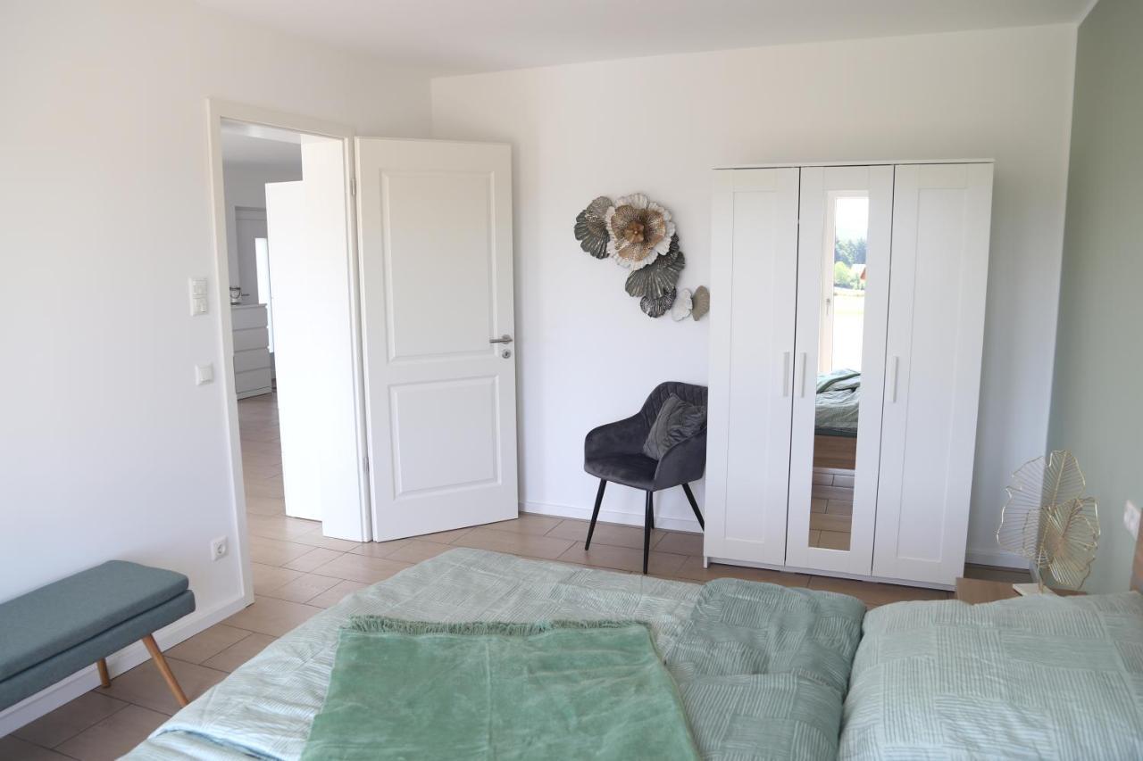 Ferienwohnung Auszeit mit Weitblick in der Sächsischen Schweiz Rathmannsdorf Exterior foto