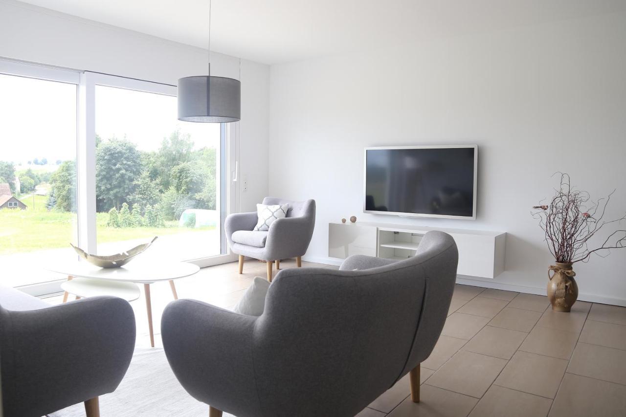 Ferienwohnung Auszeit mit Weitblick in der Sächsischen Schweiz Rathmannsdorf Exterior foto