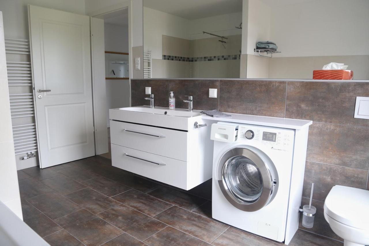 Ferienwohnung Auszeit mit Weitblick in der Sächsischen Schweiz Rathmannsdorf Exterior foto